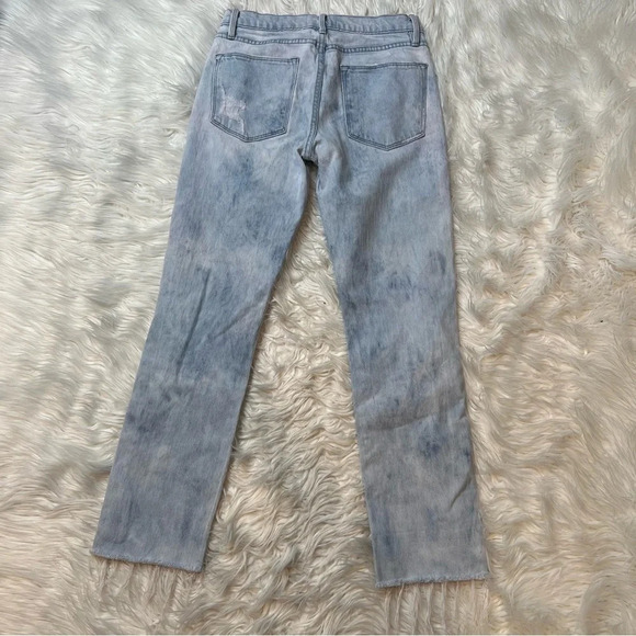 FRAME Le High Straight Leg Jeans Tie Dye Cloud Denim Casual Women’s 25 - Picture 9 of 10